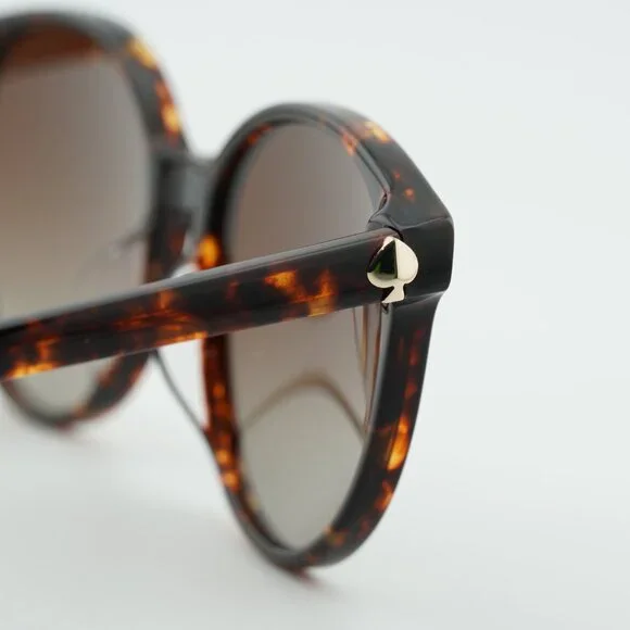 Kate Spade ELIZA/F/S 0086 LA Sunglasses Havana Round Frame, Polarized Lenses